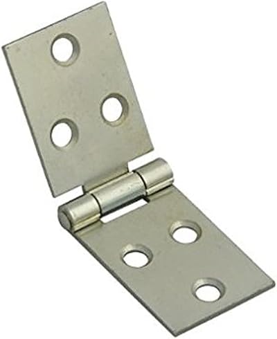 Merriway BH03845 Back Flap Hinge Self Colour 25 mm Pack of 2