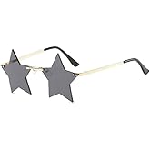Rimless Star shape Sunglasses Personality Sun Glasses for women/men Party glasses personality pentagram eyewears