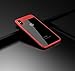 iPhone X Case, Vinve Anti-Scratch Shockproof [ Perfect Fit ] Cover Clear Hard Back Panel + TPU Bumper Slim Case for iPhone x -Red