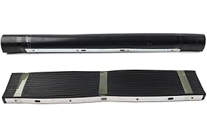 BACAR CNC Milling Machine Dust Cover, Rubber Mill Machine Dust Gurad, Flodabe 2pcs Front Back Accordion Way Flexible Covers for Bridgeport Metal Machines Black