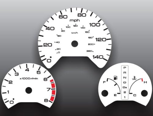 1999-2004 Honda Oddessey White Face Gauges