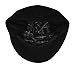 Folie Co. Black Wool Winter Ivy Cabbie Hat w/Fleece Earflaps – Driving Hat