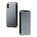 Moshi StealthCover for iPhone Xs Case/iPhone X Case, Slim Folio Case 360 Degree Protection with Magnetic Clasp Front Cover for iPhone Xs/X, Gunmetal Gray