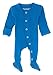 L'ovedbaby Unisex-Baby Organic Cotton Footed Overall (6-9 Months, Lake)