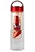 Infuser Water Bottle By Lavangie™ - 24 Ounce Shatter Proof BPA Free Tritan Plastic - Make Your Own Flavored & Fruit Infused Water, Ice Tea Juice & Other Beverages - Nontoxic, Shatterproof Plastic with Integrated Carrying Handle