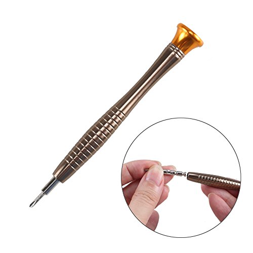 25 in 1 Screwdriver Set, Dayree Precision Pentalobe Torx Screwdriver Bit Set with Black Leather Case for Mobile Phone, Macbook, iPad, PC Laptop,Tablet, Electronic Workshops, Watch and Glasses