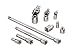 ARES 71270-10-Piece Socket Accessory Set - Premium Chrome Vanadium Steel with Mirror Finish - Includes Socket Adapters, Extensions and Universal Joints