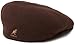 Kangol Men's Wool 504 Flat Cap, Tobacco, X-Large