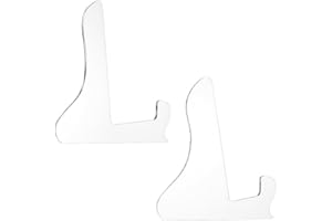 BENECREAT 2 Style Cutting Board Stand Template, 2 Size Clear Acrylic Charcuterie Board Template, Router Template for Woodwork