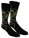 Star Wars Mens Casual Crew Socks 3 Pair Pack (One Size, Dark Side Black)