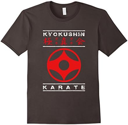 Mens Kyokushin Karate Martial Arts T-Shirt XL Asphalt