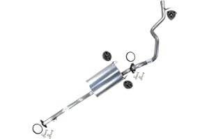 Northeastern Exhaust | Stainless Steel Muffler, Tail Pipe Exhaust System Kit Compatible for Toyota 4Runner 1999-2000 3.4L | Free Gaskets, Hangers and Bolts & Nuts Included