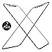 iPhone X Screen Protector, DAUPIN iPhone X Tempered Glass Screen Protector [Scratch Resistant] [Anti-Fingerprint] HD Clear Bubble Free Screen Protector Film for Apple iPhone X(Black 2)
