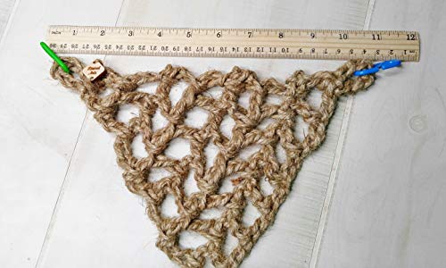 Bird Cage Hammock, Natural Jute Twine - Thumbnail 5