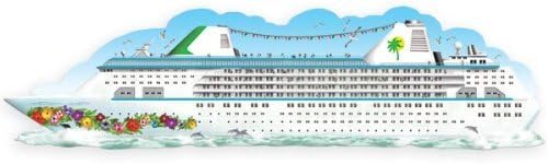Beistle 50123 1 Pack Jointed Cruise Ship Party Decorations 6 Feet