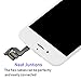 Screen Replacement for iPhone 6S, A1633, A1688, A1700 LCD Touch Digitizer 4.7 Inch Display with Front Camera, Ear Speaker, Facing Proximity Sensor, Repair Tools White