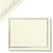 Certificate Paper with Silver Metallic Foil Border, Award Certificates (Ivory, 8.5 x 11 in, 48-Pack)