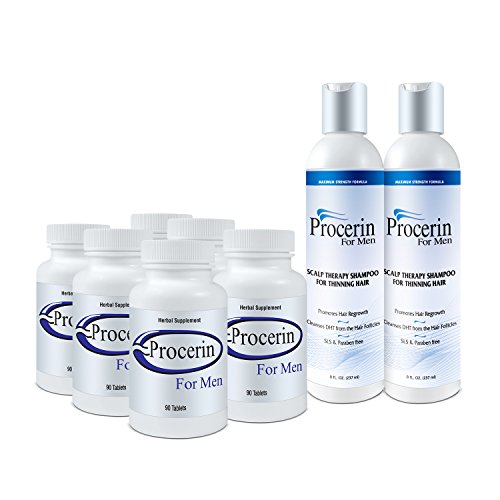 Procerin 6 Month Tablets PLUS 2 Procerin Shampoo