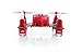 Tenergy Hubsan Q4 H111 Nano Mini 4-Channel RC Quadcopter with 2.4Ghz Radio System - Red