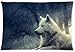 Outlet-Seller Custom Brave Wolf Pillowcase Covers Standard Size 20"x30"(One Side)
