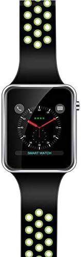 Smart Wrist Watch with 1.54 inch LCD OGS Capacitive Touch Screen Smartwatch SIM Card Slot Camera for Android Phone Watches (M3 Green)