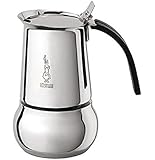 Bialetti 06812 Kitty Coffee Maker, Stainless Steel, 4-Cup(8 oz)