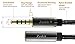 Zeskit Premium 3.5mm Jack Male to Female AUX Audio Extension Cable, TRRS 4 Poles for Headphones with Mic, Speakers - 12ft
