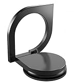 Uspeedy Finger Ring Spinner, Phone Finger Grip Ring Stand with 360 Degree Rotation No Loose Smartphones Metal Holder for Mobile Cell Phone (1 8 Gray)