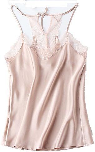 Amazon シルク キャミソール 無地 Uvカット通気性 涼しい おやすみ レース レディース インナー ベーシック ベスト 通販