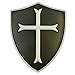 ACU Black US Seals devgru DEVGRU Crusaders Templar Knight Cross Morale PVC Fastener Patch