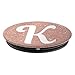 Pop Socket Cell Phones K Initial rose gold Capital Letter K - PopSockets Grip and Stand for Phones and Tablets