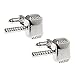 Liftstyle Jewelry Men's Hammer Thor T Shirt's Sliver Cufflinks 2pcs Wedding Cuff with Nice Gift Bag