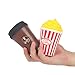 TEEGOMO Soft Popcorn and Coffee Cup (Cinema Pack) Slow Rising Scented Jumbo Squishy Stress Relief Squeeze Decorations Kids Toy