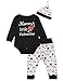 Baby Boys' Mommy's Little Valentine Outfit Clothes Cute Romper
