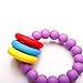 Zotrans Silicone Teething Rings - 100% BPA Free and Colorful Teething Toys,Soft and Chewable Ring for Baby to Soothing Pain