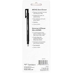 Tombow 57317 Mono Zero Eraser Value Pack, Rectangle