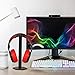 Headphone Stand, Fatanics Universal Headset Holder for Over Ear Headphones, Made of Aluminum and ABS, Black