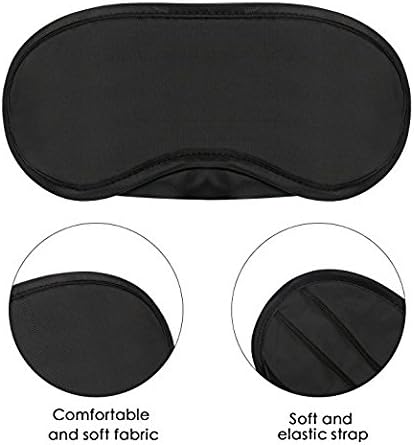 Sleep Mask For Women &amp; Men, Blindfold, Eye Mask, Black [10% of Proceeds go Towards Insomnia Research]