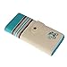 Coromose Clutch Checkbook Money Clip Change Fox Love Pattern Purse Handbag Wallet (Blue)