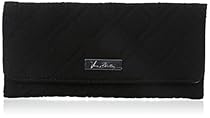 Vera Bradley Wallet 3 Trifold, Classic Black, One Size
