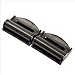 Dwindish Black 2 Pcs Smart Seatbelt Adjuster Clip Buckle Shoulder Relax Neck Comfort Supports