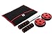 Balance 1 Ab Wheel Travel Kit- Ab Exercise Training Wheel with Knee Pad Pouch