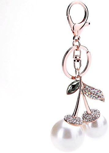 DHWM KDHWM-Gift/Love Keychain/Car Pearl Cherry Key Chain Metal