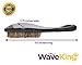 100% Boar Bristles Wave Brush (MEDIUM Bristle) By CLEJ | Ergonomic Waves Brush With Maple Hardwood Handle For Women, Men & Children | Perfect For Afros, Dreads, Locs, Curls & Twists