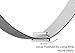 No1seller Huawei Watch Band, 18mm Magnetic Milanese Loop Stainless Steel Magnet, Closure Lock, Bracelet Strap Watch Band 2015, Silver