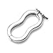 925 Sterling Silver Infinity Link Connector/Necklace Pearl Shortener Enhancer Clasp