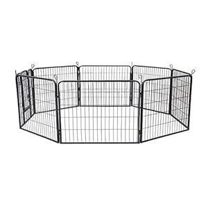 zoomundo Recinto per Cani Recinzione Box Cani Conigli Animali di Ferro Cucciolo Gabbia - 8 Pezzi - XL Marca: zoomundo zoomundo Recinto per Cani Recinzione Box Cani Conigli Animali di Ferro Cucciolo Gabbia - 8 Pezzi - XL