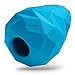 Ruffwear, Gnawt-a-Cone - Durable Treat Dispensing Toy for Dogs, Made from Natural Latex Rubber, Metolius Blue