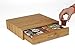 Mind Reader 36 Capacity Bamboo K-Cup Single Serve Coffee Pod Storage Drawer Organizer, Brown