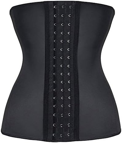 Yanluxe Womens Sport Latex Waist Body Shaper XL Black